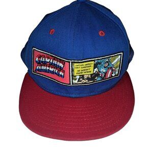 Captain America Blue Red New Era GI Joe  Adjustable Snapback Cap Hat